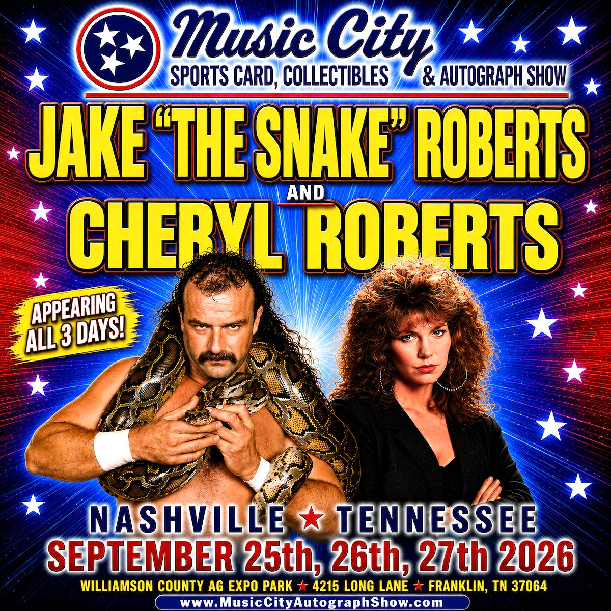 JAKE "THE SNAKE" ROBERTS & CHERYL